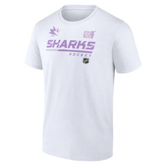 San Jose Sharks NHL Hockey Fights Cancer T-Shirt Discount