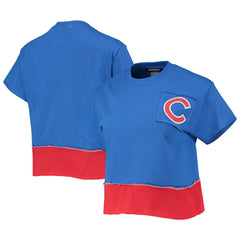 Chicago Cubs Refried Apparel Women's Cropped T-Shirt | MLB On Sale