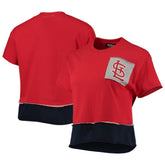 St. Louis Cardinals Refried Apparel Women's Cropped T-Shirt | MLB On Sale