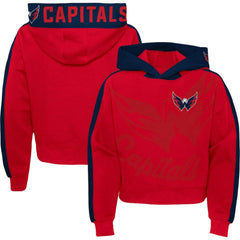 Washington Capitals Girls Youth Record Setter Pullover Hoodie Sale