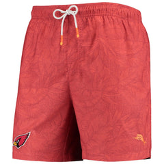 Arizona Cardinals Tommy Bahama Team Naples Layered Leaves Swim Trunks