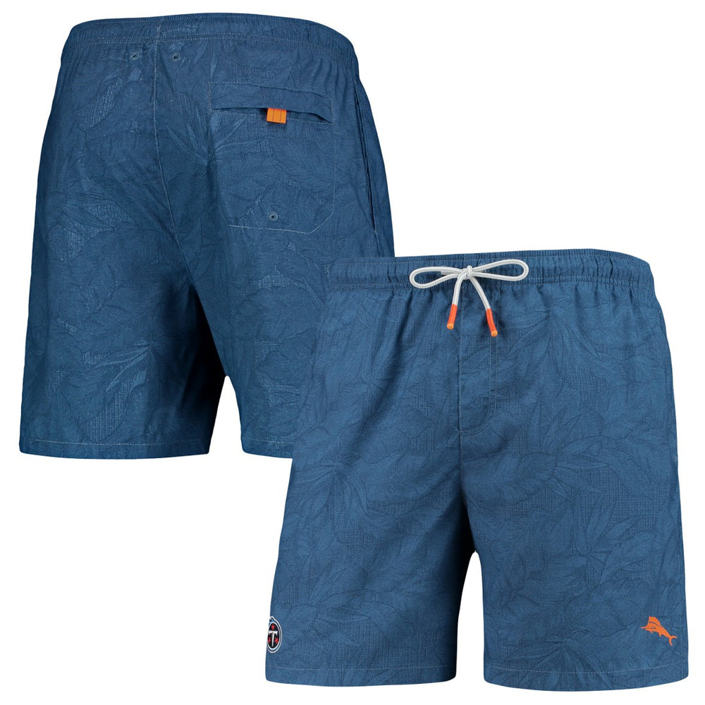Tennessee Titans Tommy Bahama Naples Layered Leaves Swim Trunks