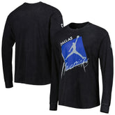 Dallas Mavericks Jordan Brand Courtside Max 90 Vintage Wash Statement Edition Long Sleeve T-Shirt sale On Sale