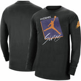 Phoenix Suns Jordan Brand Courtside Max 90 Vintage Wash Statement Edition Long Sleeve T-Shirt On Sale