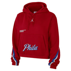 Philadelphia 76ers Jordan Brand Women's Courtside Statement Edition Pullover Hoodie Online