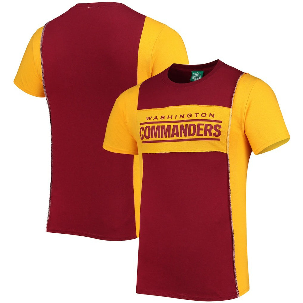 Washington Commanders Refried Apparel Split Side T-Shirt