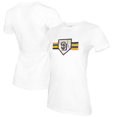 San Diego Padres Tiny Turnip Women's Base Stripe T-Shirt | MLB Shop