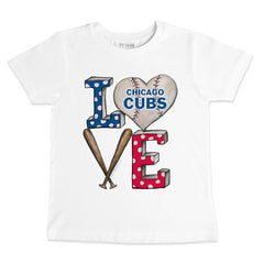 Chicago Cubs Tiny Turnip Youth Baseball Love T-Shirt | MLB Near me