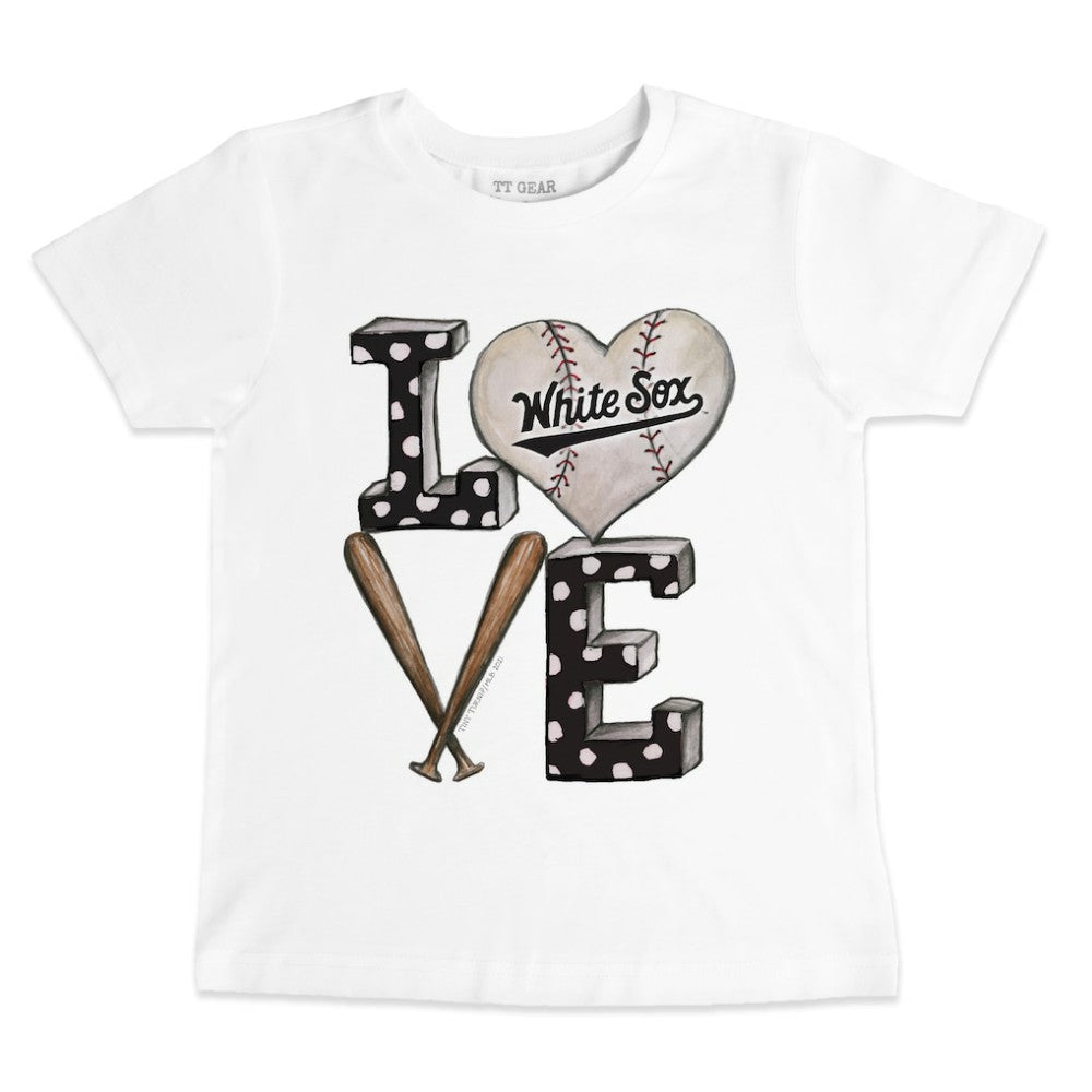 Chicago White Sox Tiny Turnip Youth Baseball Love T-Shirt | MLB Discount