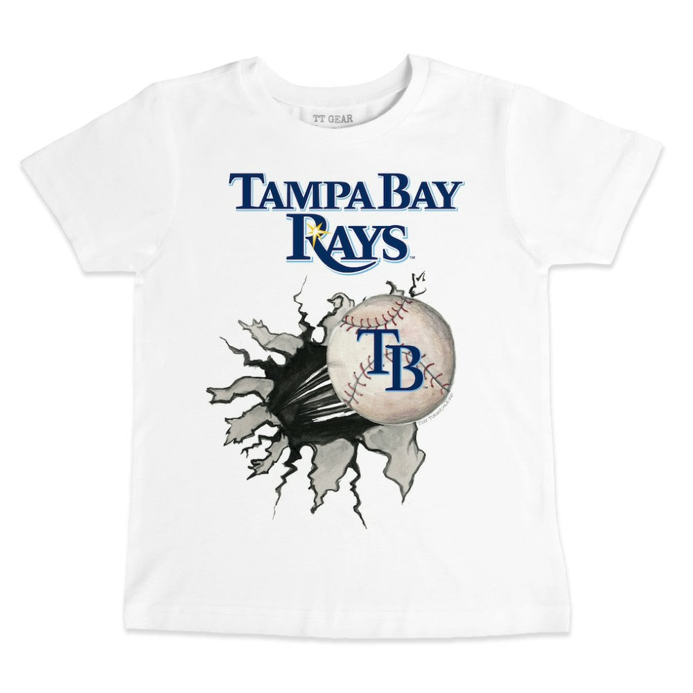 Tampa Bay Rays Tiny Turnip Youth Baseball Tear T-Shirt | MLB US
