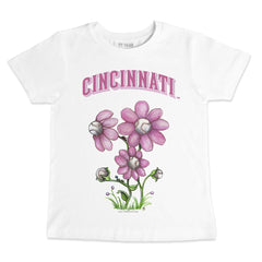 Cincinnati Reds Tiny Turnip Youth Blooming Baseballs T-Shirt | MLB US