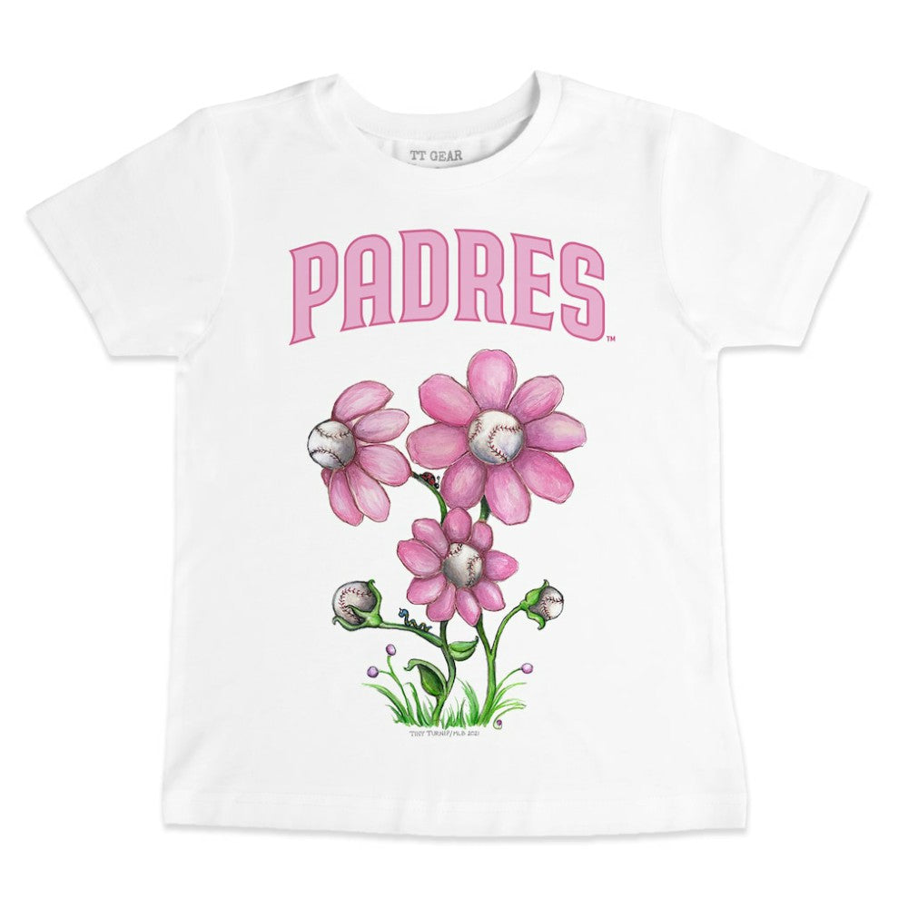 San Diego Padres Tiny Turnip Youth Blooming Baseballs T-Shirt | MLB Discount