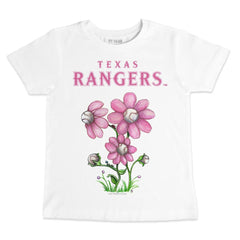 Texas Rangers Tiny Turnip Youth Blooming Baseballs T-Shirt | MLB On Sale