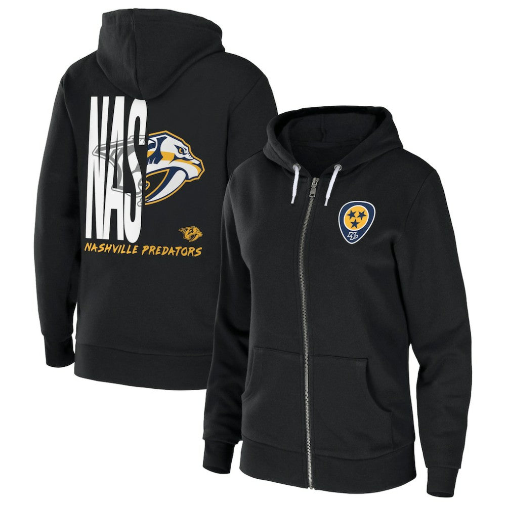 Nashville Predators WEAR by Erin Andrews Women's Sponge Fleece Full-Zip Hoodie Discount