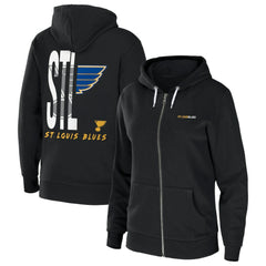 St. Louis Blues WEAR by Erin Andrews Women's Sponge Fleece Full-Zip Hoodie Discount
