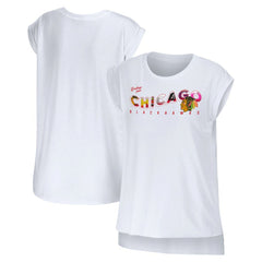 Chicago Blackhawks WEAR by Erin Andrews Women's Greetings From Muscle T-Shirt Online