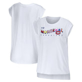 Montreal Canadiens WEAR by Erin Andrews Women's Greetings From Muscle T-Shirt Online