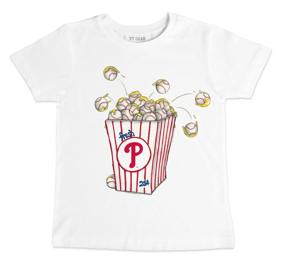 Philadelphia Phillies Tiny Turnip Youth Popcorn T-Shirt | MLB On Sale