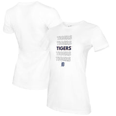 Detroit Tigers Tiny Turnip Women's Stacked T-Shirt | MLB Near me