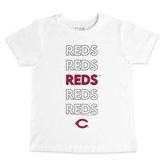 Cincinnati Reds Tiny Turnip Youth Stacked T-Shirt | MLB Sale