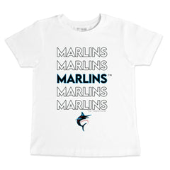Miami Marlins Tiny Turnip Youth Stacked T-Shirt | MLB New