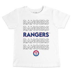 Texas Rangers Tiny Turnip Youth Stacked T-Shirt | MLB US
