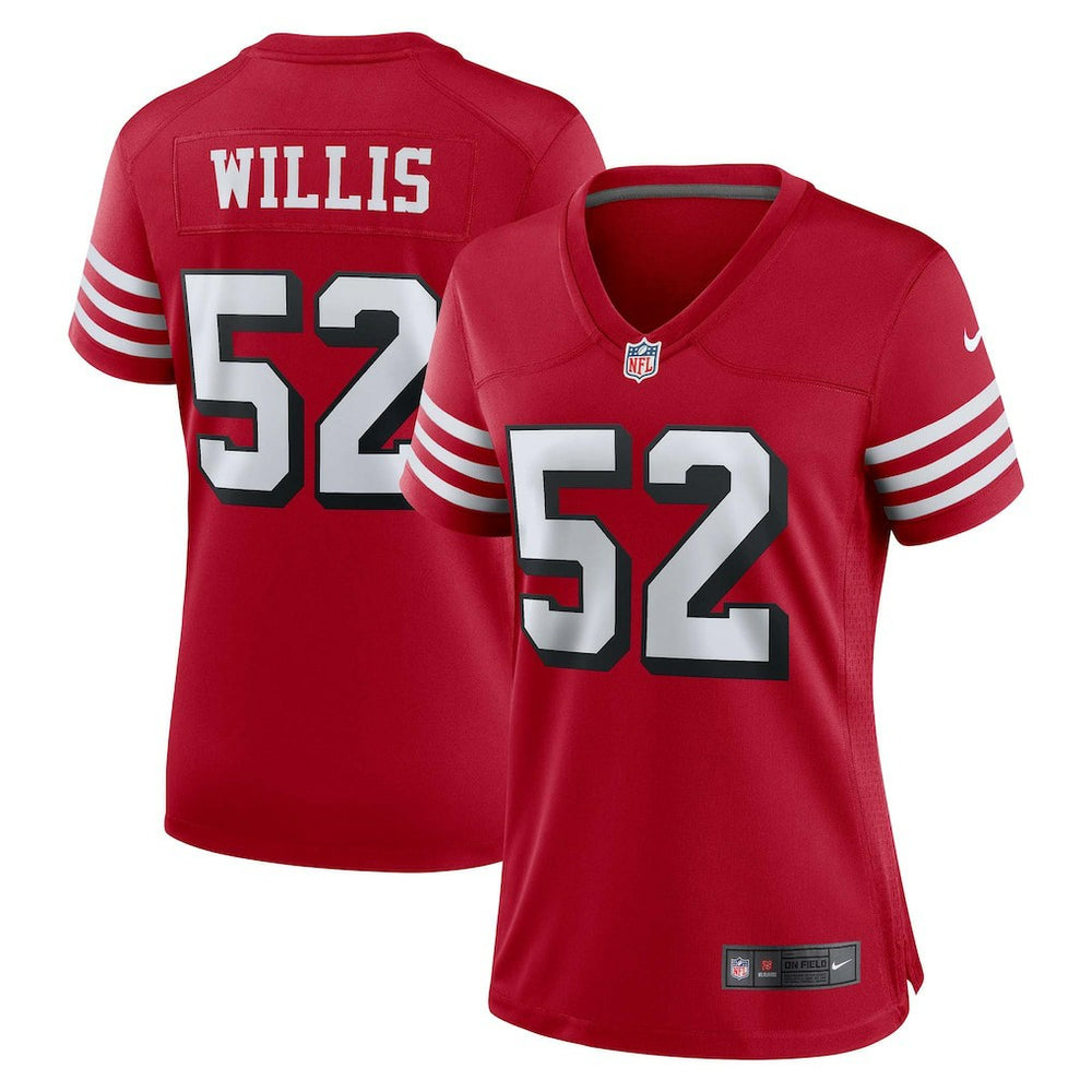 San Francisco 49ers Nike Patrick Willis Women's Alternate Game Jersey