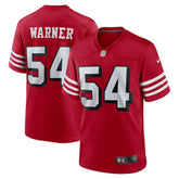 San Francisco 49ers Nike Fred Warner Alternate Game Jersey