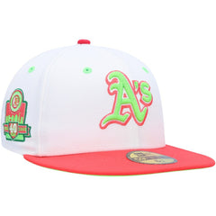 Athletics New Era 40th Anniversary Strawberry Lolli 59FIFTY Fitted Hat | MLB Online