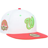 Washington Nationals New Era Robert F. Kennedy Memorial Stadium Strawberry Lolli 59FIFTY Fitted Hat | MLB US