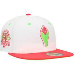 Atlanta Braves New Era 150th Anniversary Strawberry Lolli 59FIFTY Fitted Hat | MLB On Sale