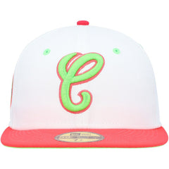 Chicago White Sox New Era Cooperstown Collection Comiskey Park 75th Anniversary Strawberry Lolli 59FIFTY Fitted Hat | MLB Discount