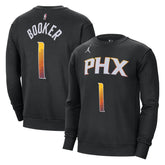 Devin Booker Phoenix Suns Jordan Brand Statement Name & Number Pullover Sweatshirt For Sale
