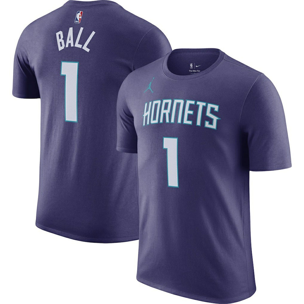 LaMelo Ball Charlotte Hornets Jordan Brand 2022/23 Statement Edition Name & Number T-Shirt For Sale