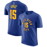 Nikola Jokic Denver Nuggets Jordan Brand 2022/23 Statement Edition Name & Number T-Shirt sale New