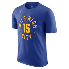 Nikola Jokic Denver Nuggets Jordan Brand 2022/23 Statement Edition Name & Number T-Shirt sale New
