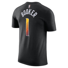 Devin Booker Phoenix Suns Jordan Brand 2022/23 Statement Edition Name & Number T-Shirt Outlet