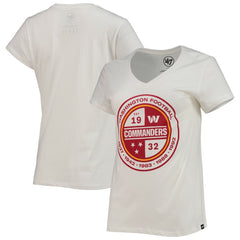 Washington Commanders 47 brand '47 Women's Imprint Ultra Rival V-Neck T-Shirt