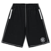 Brooklyn Nets Big & Tall Contrast Stitch Knit Shorts Discount