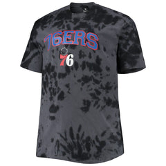 Philadelphia 76ers Big & Tall Marble Dye Tonal Performance T-Shirt On Sale