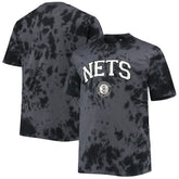 Brooklyn Nets Big & Tall Marble Dye Tonal Performance T-Shirt New