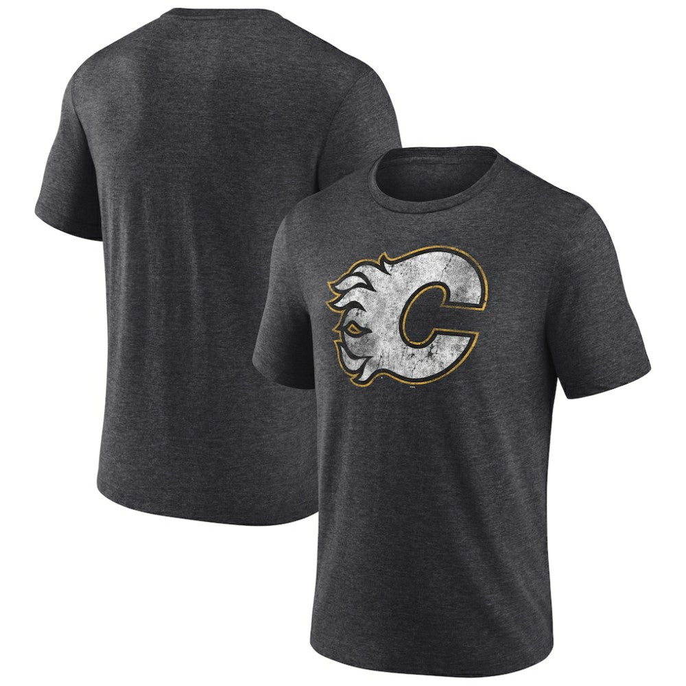 Calgary Flames Wraparound Tri-Blend T-Shirt Sale