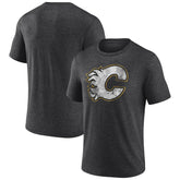 Calgary Flames Wraparound Tri-Blend T-Shirt Sale