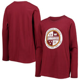 Washington Commanders Youth Secondary Logo Long Sleeve T-Shirt
