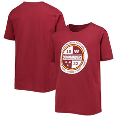 Washington Commanders Youth Secondary Logo T-Shirt