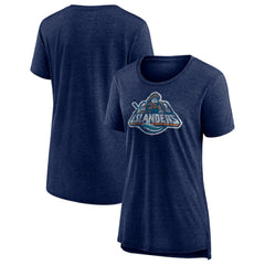 New York Islanders Women's Slow Whistle Tri-Blend T-Shirt Outlet