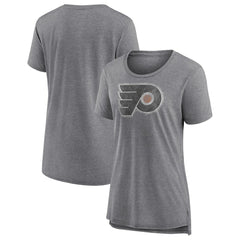 Philadelphia Flyers Women's Slow Whistle Tri-Blend T-Shirt For Sale