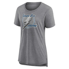 Tampa Bay Lightning Women's Slow Whistle Tri-Blend T-Shirt Outlet