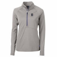 Detroit Tigers Cutter & Buck Women's Adapt Eco Knit Stretch Half-Zip Pullover Top | MLB US
