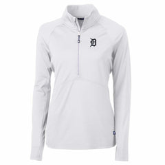 Detroit Tigers Cutter & Buck Women's Adapt Eco Knit Stretch Half-Zip Pullover Top | MLB US